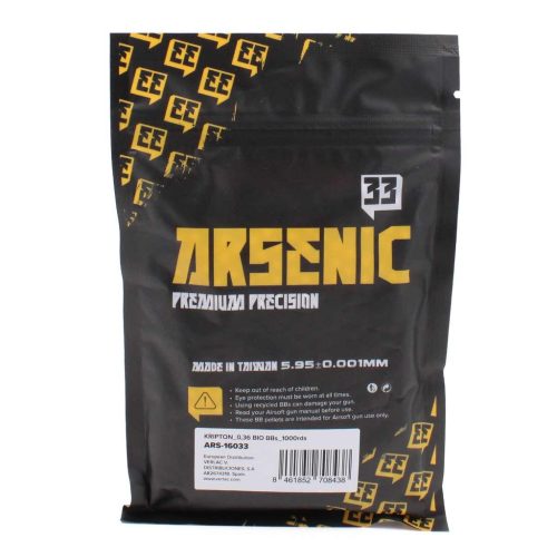 BOLAS ARSENIC KRYPTON BIO 0.36G 1000RDS BLANCA