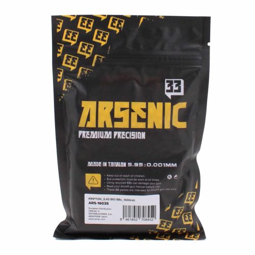 BOLAS ARSENIC KRYPTON BIO 0.43G 1000RDS BLANCA